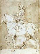 Albrecht Durer Knight on Horseback oil